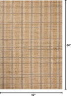Loloi Chris Loves Julia Judy Collection JUD-02 Natural/Stone 3'-6" x 5'-6" Accent Rug