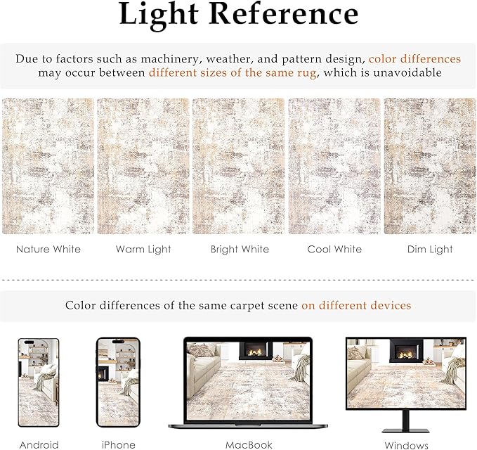 2x7 Washable Runner Rug Beige Grey Abstract Hallway Kitchen Throw Rug Neutral Modern Non Slip Soft Low Pile Carpet for Bathroom Laundry Bedroom Living Room