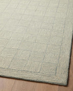 Loloi Chris Loves Julia Francis Collection FRA-03 Silver/Sky 5'-0" x 7'-6" Area Rug
