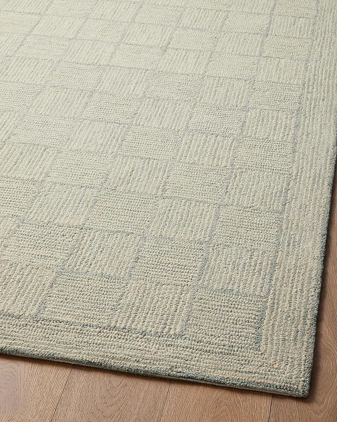 Loloi Chris Loves Julia Francis Collection FRA-03 Silver/Sky 2'-6" x 9'-9" Runner Rug