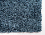 Unique Loom Davos Shag Collection Area Rug - Solid (2' 7" x 10' Runner, Marine Blue)