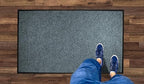 WaterHog Diamond-Pattern Commercial Grade Entrance Mat, Indoor/Outdoor Floor Mat 3' Length x 2' Width, Bluestone by M+A Matting