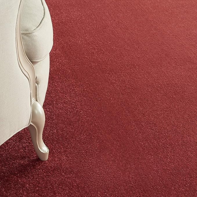 Nourison Home Nourison Essentials Brick Red 8' x 10' Area Rug - Easy Clean, Non Shedding, Bed Room, Living Room, Dining Room, Kitchen (8' x 10')