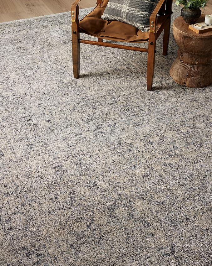 Loloi Amber Lewis Alie Collection ALE-01 Stone/Mist 2'-7'' x 12'-0'', .13'' Pile Height, Runner Rug