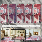 Fame Rugs Turkish Rug. Washable Vintage Oriental Antique Inspired Traditional Doormat Small Modern Area Rugs Luxury Entryway Entry Bedroom Bathroom Kitchen (378RR, 7'5 x 9'9)