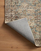 Loloi Amber Lewis Morgan Collection MOG-04 Sea/Sage 2'-3" x 7'-6" 38" Thick Runner Rug feat. CloudPile, Neutral, Room Décor, Vintage Inspired, Livingroom, Bedroom, Dining Area