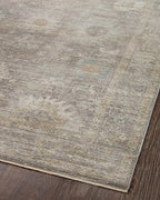 Loloi Magnolia Home by Joanna Gaines Millie Collection MIE-05 Stone/Natural 2'-7" x 12'-0", .25" Pile Height, Runner Rug