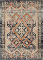 Loloi Jocelyn Collection JOC-05 Navy/Multi 5'-5" x 7'-6" .38" Thick Area Rug