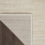 Nourison Home Nourison Essentials Ivory Beige 9' x 12' Area Rug - Easy Clean, Non Shedding, Bed Room, Living Room, Dining Room, Kitchen (9' x 12')