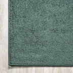 JONATHAN Y Haze Solid Low-Pile Emerald Indoor Area Rug 3x5, Coastal,Bohemian,Minimalist,Classic, Easy-Cleaning for Living Room,Bedroom,Kitchen,Pet Friendly,Non-Shedding (SEU100L-3)