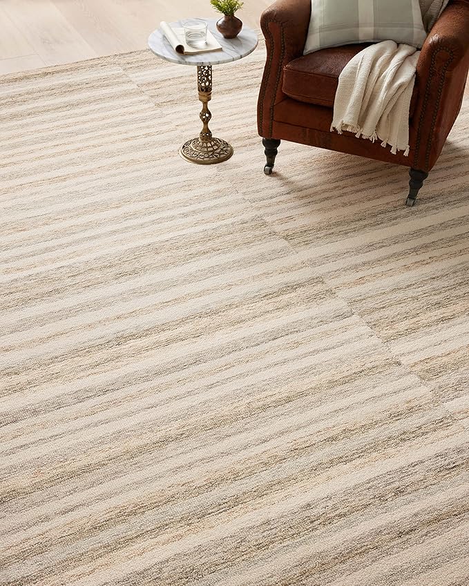 Loloi Chris Loves Julia Chris Collection CHR-03 Ivory/Clay 2'-3'' x 3'-9'', .50" Pile Height, Accent Rug