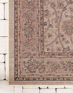 Unique Loom Sialk Hill Collection Area Rug - Washington (10' x 14' Rectangle Ivory/Black)
