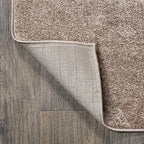 JONATHAN Y Haze Solid Low-Pile Brown 4x6 Oval Indoor Area Rug, Coastal,Bohemian,Minimalist,Classic, Easy-Cleaning for Living Room,Bedroom,Kitchen,Pet Friendly,Non-Shedding (SEU100J-4OV)