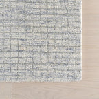 Rugs USA Melrose Light Blue/Ivory, 8'6" x 11'6", Handmade, Wool & Cotton, Soft and Cozy, High Traffic, Stain Resistant, Easy Clean, Durable Area Rug for Bedroom, Living Room, Dining Space, Entryway