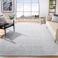 SAFAVIEH Tulum Collection Area Rug - 3' Square, Light Grey & Ivory, Moroccan Boho Tribal Design, Non-Shedding & Easy to Clean, Ideal for Entryway, Foyer, Accent Space, Bedroom (TUL272F)