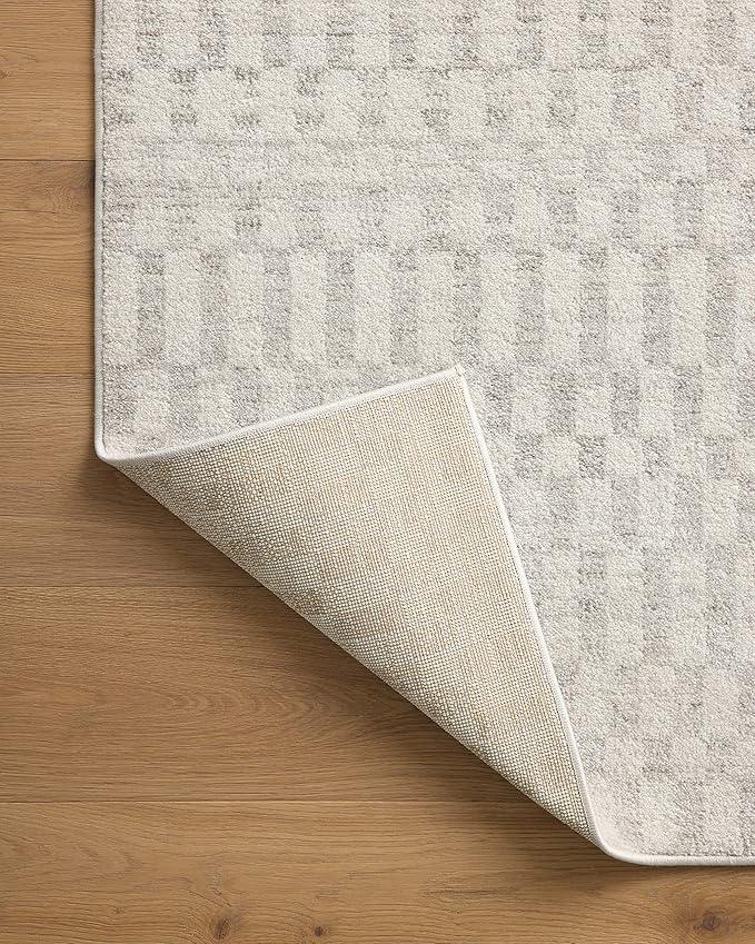 Loloi Kamala Collection KAM-05 Ivory/Grey 2'-7" x 12'-0" Runner Rug