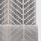 Well Woven Custom Size Hallway & Stair Runner- Harlow Rhodes Grey 27 Inches Wide x 25 Feet Long Runner (27" x 25') Runner Rug - Contemporary Design, Ultra-Soft, Easy-Clean