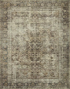 Loloi Magnolia Home by Joanna Gaines Sinclair Collection SIN-01 Pebble/Taupe 2'-0" x 5'-0", .25" Pile Height, Machine Washable, Accent Rug