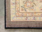 Unique Loom Sialk Hill Collection Area Rug - Washington (4' 1" x 6' 1" Rectangle Navy Blue/Cream)