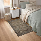 Area Rug Non Slip Machine Washable Ultra Soft Living Room/Bedroom/Kitchen/Outdoor/Classroom Vintage Brown, 2'×3'