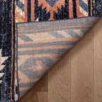 Well Woven Tulsa Lea Blue Southwestern Tribal Bohemian 6'7" X 9'3" Area Rug
