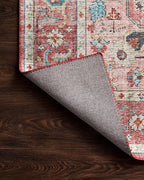 Loloi Skye Collection SKY-05 Brick/Ocean 8'-0" x 8'-0" Round Area Rug