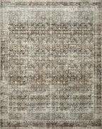 Loloi Amber Lewis Morgan Collection MOG-02 Navy/Sand 11'-6" x 18' 38" Thick Area Rug feat. CloudPile, Neutral, Room Décor, Vintage Inspired, Livingroom, Bedroom, Dining Area