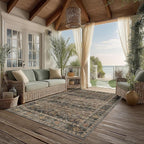 Area Rug Non Slip Machine Washable Ultra Soft Living Room/Bedroom/Kitchen/Outdoor/Classroom Camel, 5'×7'