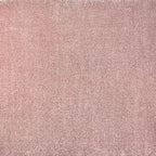 Eyely UES100P-6SQ Supersoft Haze Solid Low-Pile Indoor Area Rug, Coastal, Bohemian, Minimalist, Classic, Casual for Bedroom,Kitchen,Living Room,Non Shedding,Easy-Washing, Pink, 6' Square