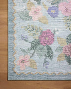 Loloi Rifle Paper Co. Rosa Collection RSA-02 Sky 2'-3" x 3'-9" Accent Rug