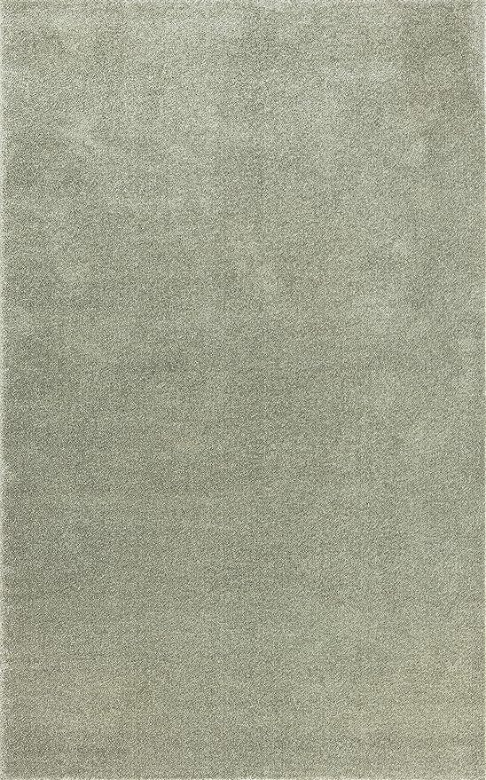 JONATHAN Y Haze Solid Low-Pile Green Indoor Area Rug 6x9, Coastal,Bohemian,Minimalist,Classic, Easy-Cleaning for Living Room,Bedroom,Kitchen,Pet Friendly,Non-Shedding (SEU100O-6)