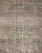 Loloi Amber Lewis Morgan Collection MOG-04 Sea/Sage 5'-0" x 7'-0" 38" Thick Area Rug feat. CloudPile, Neutral, Room Décor, Vintage Inspired, Livingroom, Bedroom, Dining Area