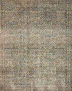 Loloi Amber Lewis Morgan Collection MOG-04 Sea/Sage 2' x 3'-6" 38" Thick Accent Rug feat. CloudPile, Neutral, Room Décor, Vintage Inspired, Livingroom, Bedroom, Dining Area