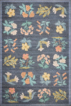 Loloi Rifle Paper Co. Rosa Collection RSA-03 Navy 2'-0" x 5'-0" Accent Rug