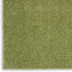 Nourison Home Nourison Essentials Green 2'2" x 7'6" Area Rug - Easy Clean, Non Shedding, Bed Room, Living Room, Dining Room, Kitchen (8' Runner)