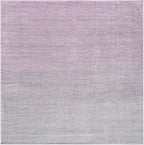 SAFAVIEH Adirondack Collection Area Rug - 6'7" Square, Purple & Green, Modern Ombre Design, Non Shedding & Easy to Clean, Ideal for Living Room, Bedroom, Office, Dining Space (ADR113V)
