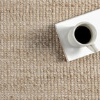 Rugs USA Palisades Marled Beige/Ivory, 8'6" x 11'6", Hand Woven, Marled, Tassel, Soft and Cozy, High Traffic, Stain Resistant, Easy Clean, Durable Area Rug for Bedroom, Living Room, Dining, Den, Foyer