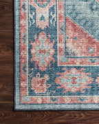 Loloi Skye Collection SKY-03 Turquoise/Terracotta 9'-0" x 12'-0" Area Rug