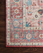 Loloi II Skye Collection SKY-05 Brick/Ocean 2'-3" x 3'-9" Accent Rug