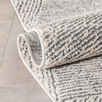 Well Woven Ezio Beige Tribal Geometric Distressed High-Lo Pile Area Rug 8x10 (7'10" x 10'6")