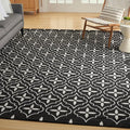Nourison Home Nourison Essentials Black Ivory 6' x 9' Area Rug - Easy Clean, Non Shedding, Bed Room, Living Room, Dining Room, Kitchen (6' x 9')