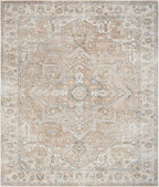 Nourison Home Astra Machine Washable Beige 7'10" x 10' Area Rug - Easy Clean, Non Shedding, Bed Room, Living Room, Dining Room, Kitchen (8' x 10')