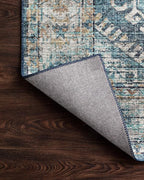 Loloi II Skye Collection SKY-03 Denim/Natural 5'-0" x 7'-6" Area Rug