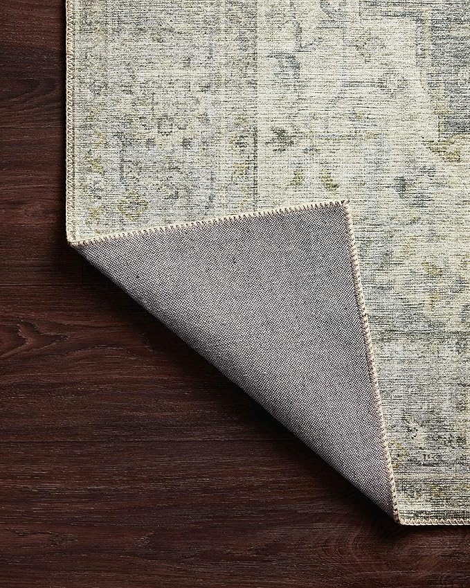 Loloi Skye Collection SKY-12 Charcoal/Dove 7' x 9' Oval Area Rug