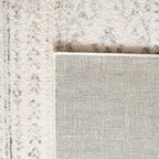 SAFAVIEH Tulum Collection Runner Rug - 2' x 9', Ivory & Grey, Moroccan Boho Tribal Design, Non-Shedding & Easy to Clean, Ideal for Living Room, Hallway, Foyer, Entryway, Bedroom (TUL272A)