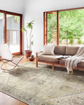 Loloi Skye Collection SKY-13 Natural/Sand 8'-0" x 8'-0" Round Area Rug