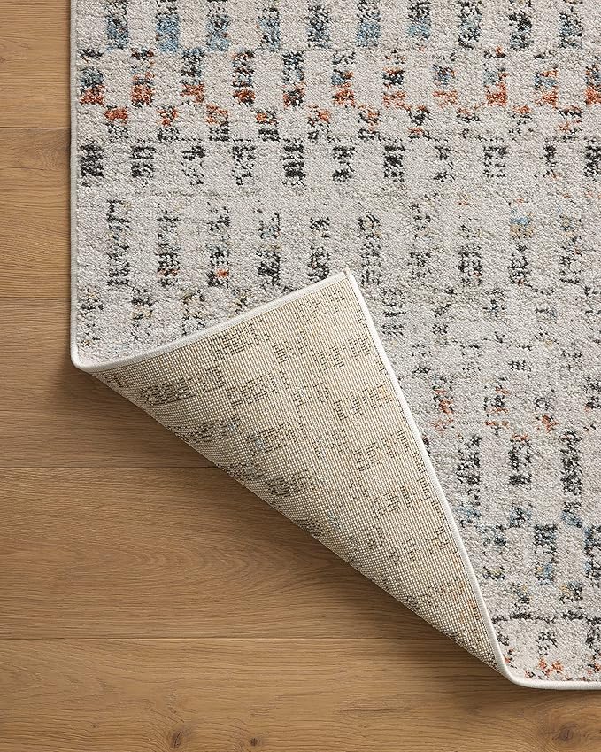 Loloi Kamala Collection KAM-05 Grey/Multi 5'-3" x 7'-9" Area Rug