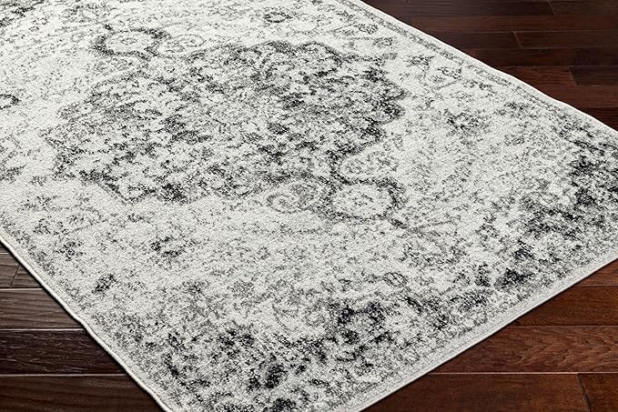 Livabliss Odelia Vintage Bohemian Runner Area Rug,2'7" x 7'3",Black