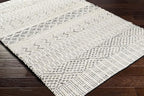 Mark&Day Area Rugs, 6x9 Greensburg Global Cream Area Rug, Cream Grey Carpet for Living Room, Bedroom or Kitchen (6' x 9')
