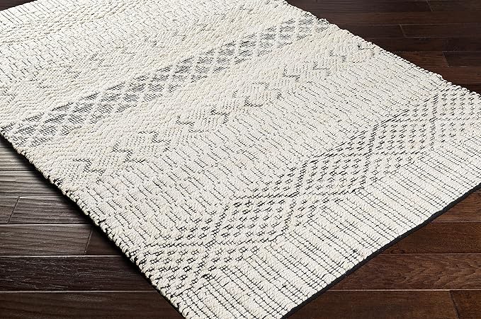 Mark&Day Area Rugs, 6x9 Greensburg Global Cream Area Rug, Cream Grey Carpet for Living Room, Bedroom or Kitchen (6' x 9')